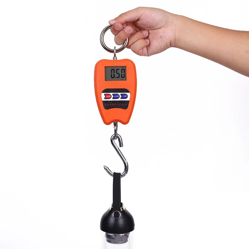 Hanging Scale 200kg/441lb Digital Industrial Heavy Duty Crane Scale Digital Scale Applicable Hunting Farm Construction