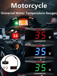 KOSO Water Temperature gauge Motorcycle Universal Water Temperature Sensor Gauges For Yamaha Honda Kawasaki
