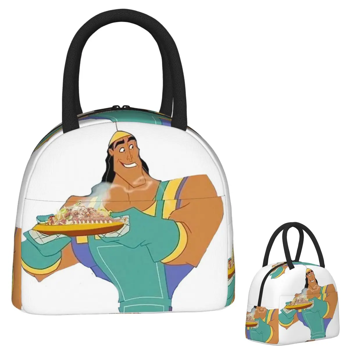 

Kronk Has Spaghetti Сумка для обеда Изолированная коробка для бенто Водонепроницаемая сумка для обеда Многоразовая сумка для пикника Сумка-холодильник для женщин и детей Путешествия
