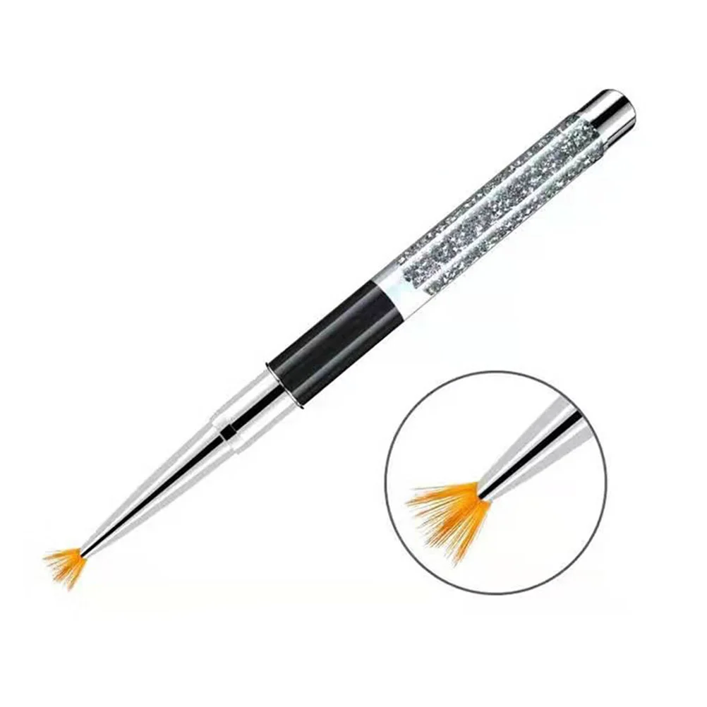 7 قطعة مقبض الحفر مسمار الفن مجموعة فرشاة قلم مادة متينة وظائف مختلفة غرامة مسمار الفن العمل المهنية المنزل استخدام هدية
