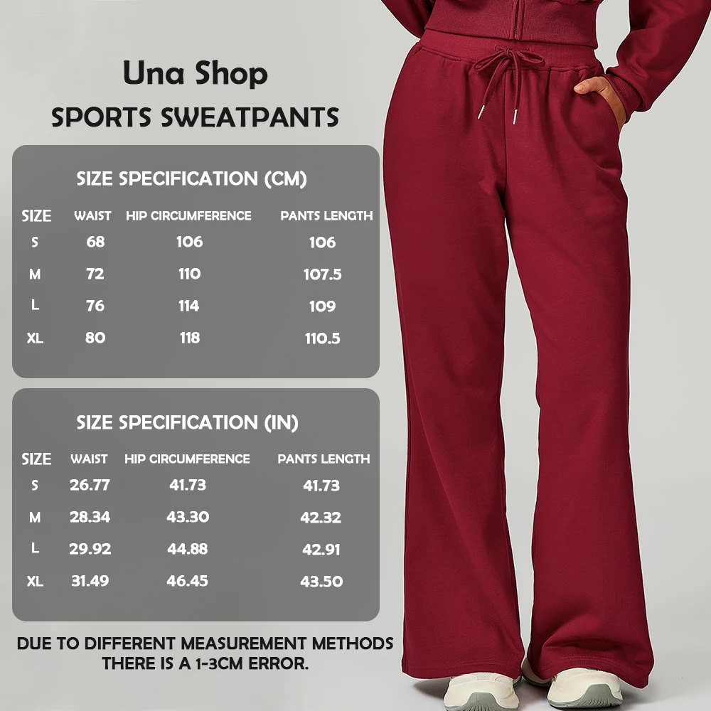 

Una-Shop Drawstring High Waist Sports Sweatpants for Women Yoga Leggings for Fitness Sports Push Up Gym Workout Flared Trousers