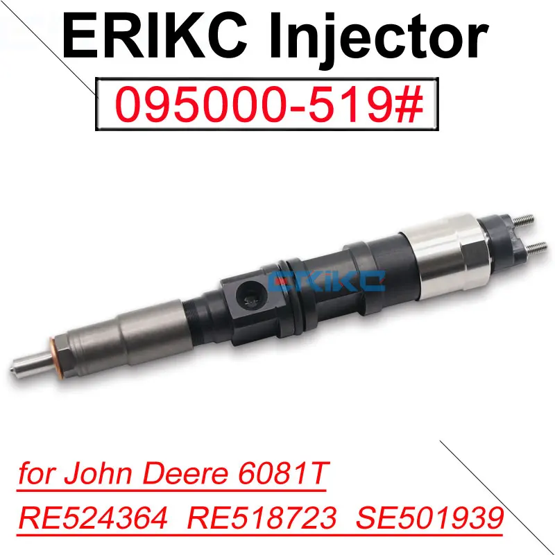 095000-5190 Common Rail Injector 095000-5191 Diesel Injection Nozzle for DENSO John Deere Tractor RE524364 RE518723 SE501939