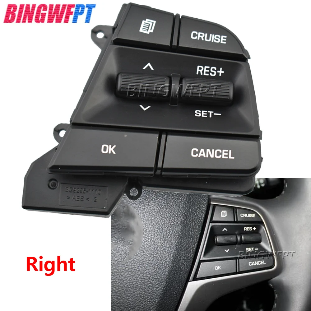 

Cruise Control Steering Wheel Buttons Switch for Hyundai Solaris 2017 2018 1.6L