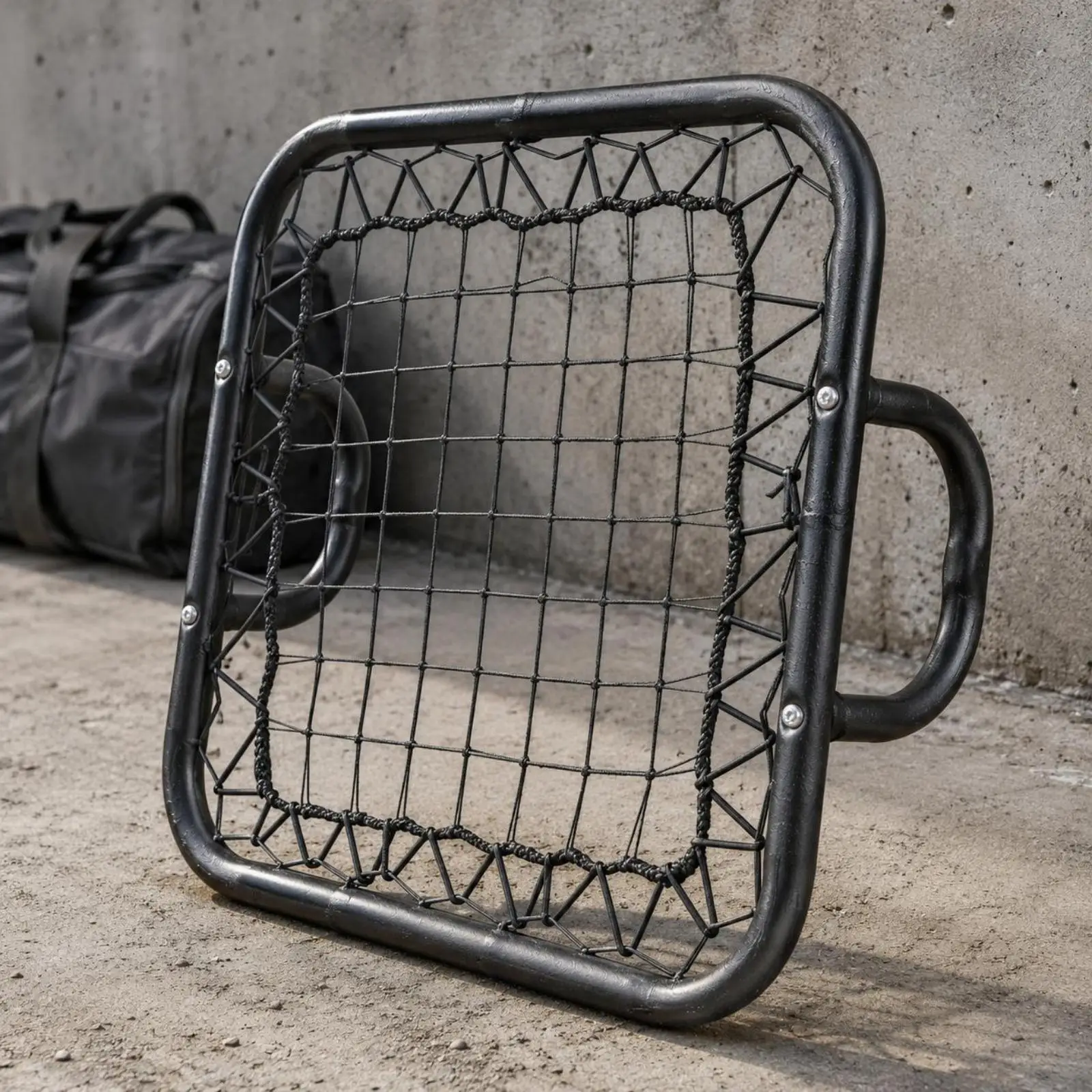 Reaction Training Net Metal Frame Portable Rebounder for Goalkeeper Control Exercises view 4