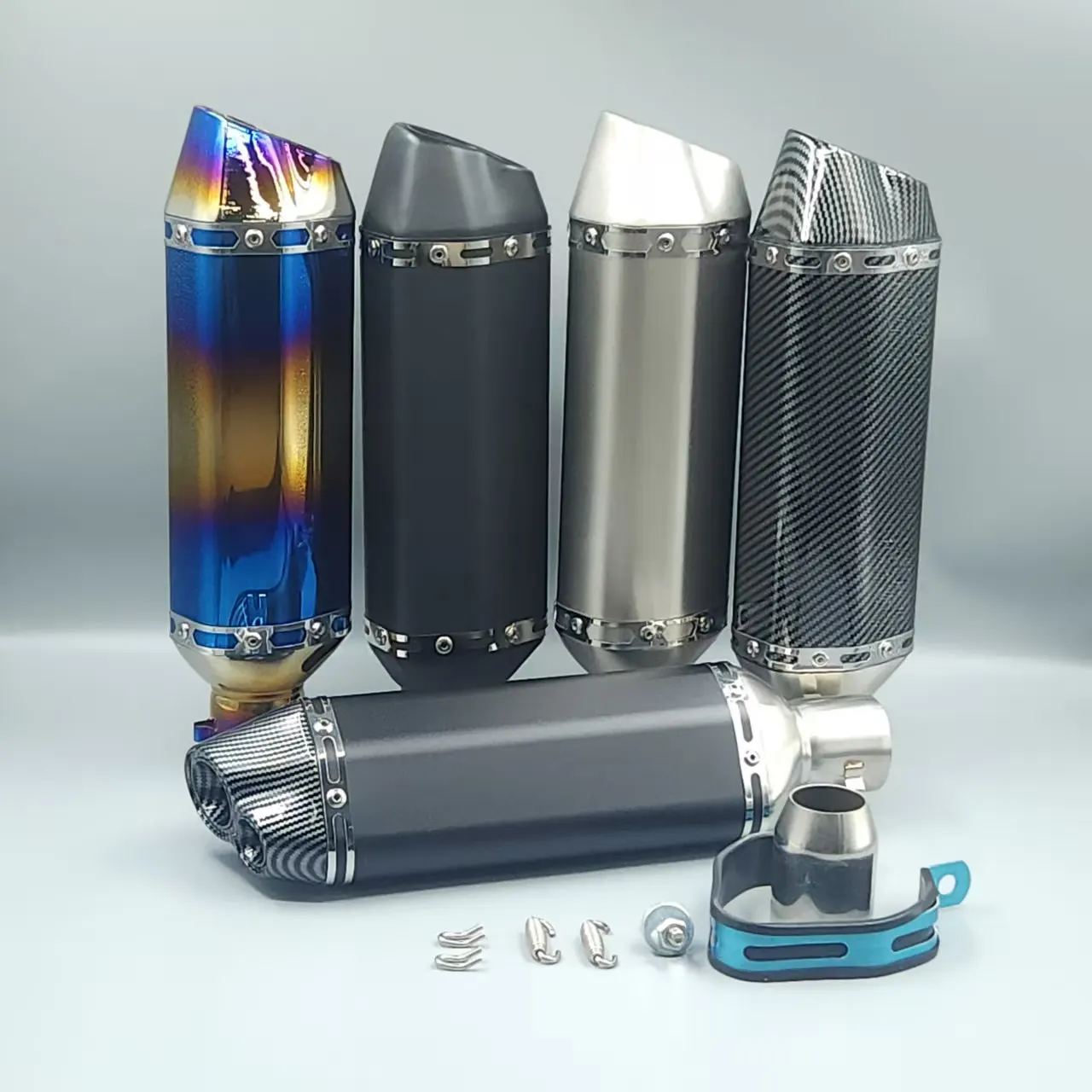 

Universal51mmmotorcycleexhaustpipe, suitable for most motorcycles, made of stainless steel, high performance, and heat-resistant