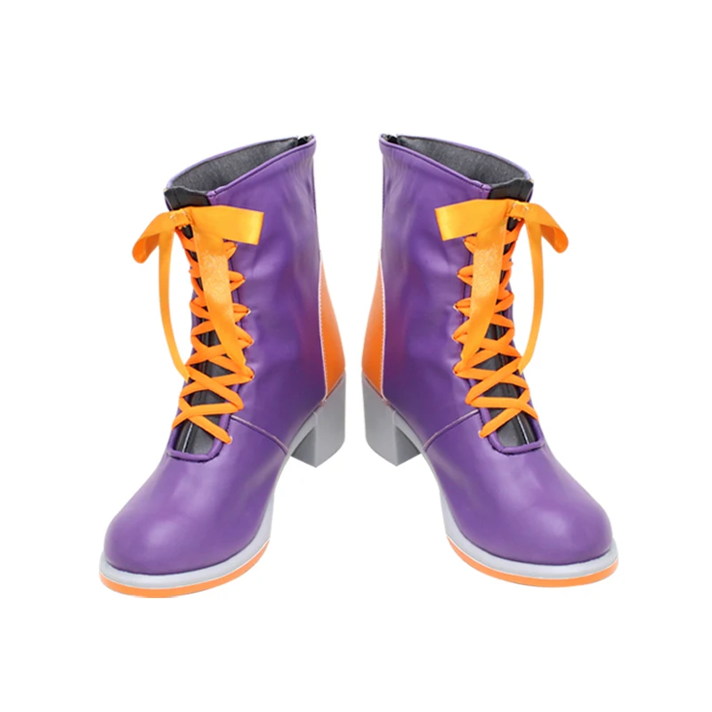 Game Pretty Derby Hallowmas Rijstdouche Cosplay Schoenen Laarzen Record-Breaking Black Assassin Voor Hallowmas Party Volwassen Vrouwen Mannen