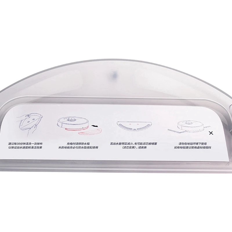 Wassertank für Roborock 1/2 S5 S50 S51 S55 S6 S60 S65 E25 E35 E20 C10 T4 T6 Mi Staubsauger Wassertank Filter Mopp Tuch Teile – Detail 3