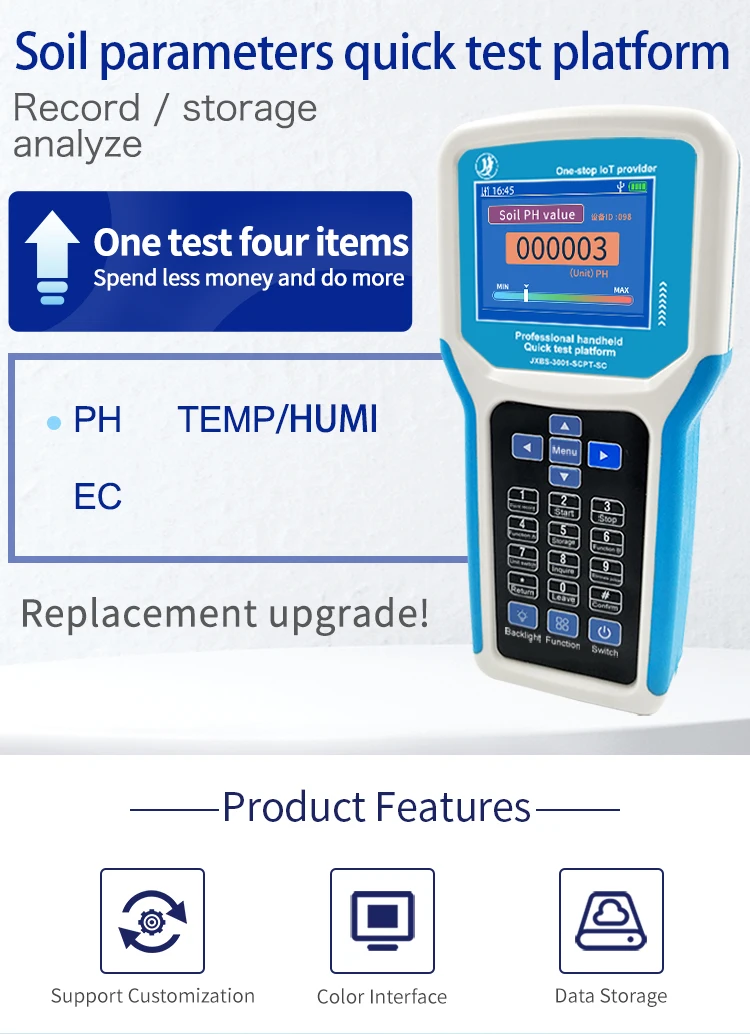 Portable Soil Analyzer 7 in 1 Soil Testing Equipment soil nutrition detector test equipment