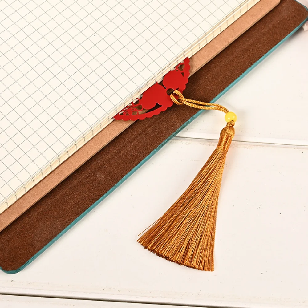 Hollow Metal Bookmark Exquisite Creative Chinese Style Window Flower Classical Shape Book Marks Student Reading Stationery