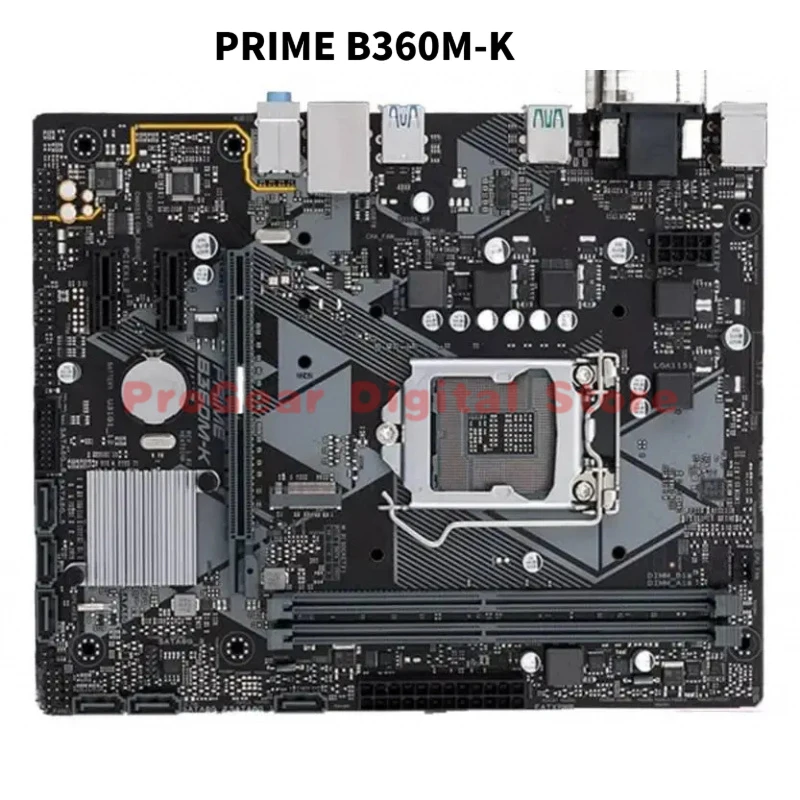 

Материнская плата ASUS PRIME B360M-K LGA1151 DDR4 mATX для процессоров Intel 8-го и 9-го поколений Core i7, i5, i3, Pentium, Celeron.