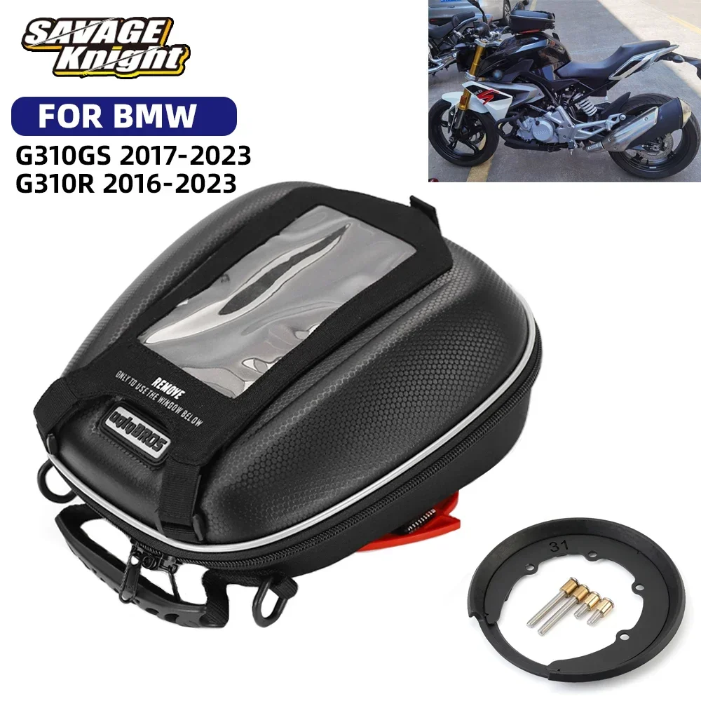 

G310GS Motorcycle Tank Bag Luggage Tanklock Racing For BMW G310R G310 GS G 310GS 2016-2024 Motorcycle Tank Front Bag Waterproof