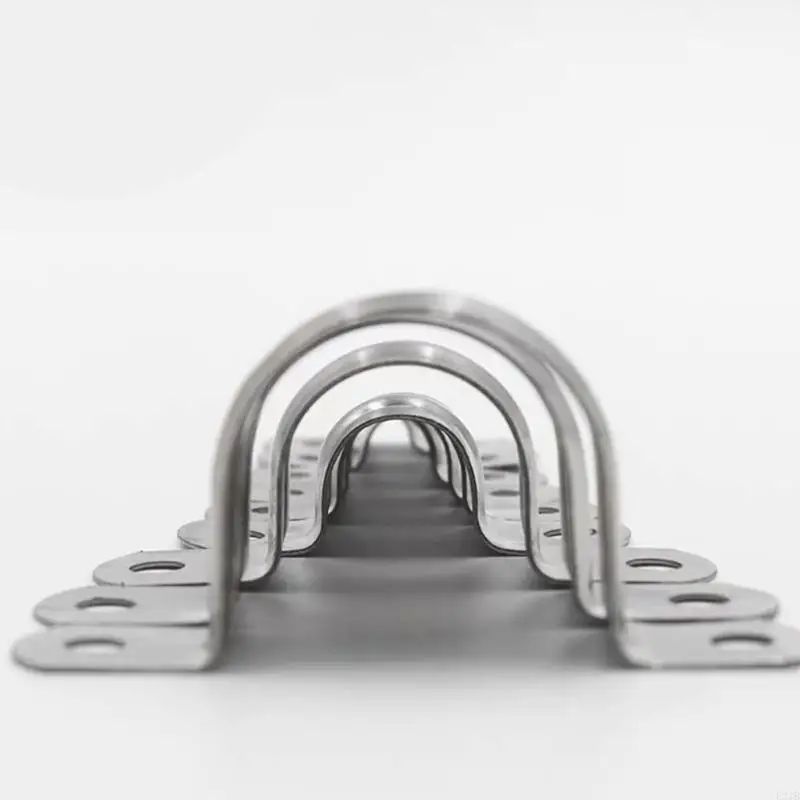 High Strength Metal Tube Clamp with Two Hole for Secure Pipe Support Bracket 
