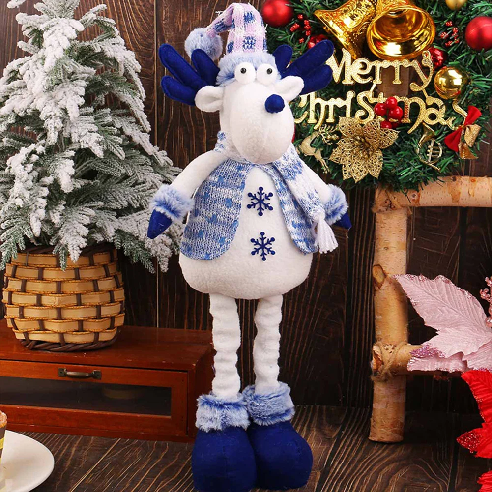 

Extendable Xmas Characters Decoration Standing Xmas Gnome With Extendable Telescopic Legs For Office Desk Accents