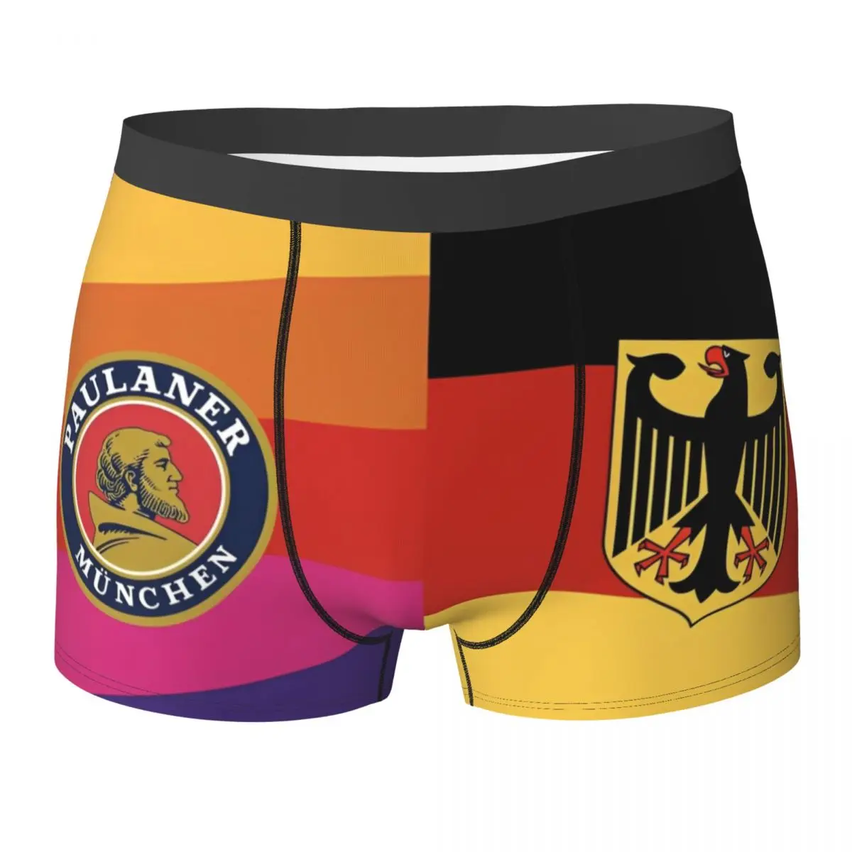 

Нижнее белье Paulaner Spezi, немецкие мужские трусы с газировкой, эластичные шорты-боксеры с принтом, популярные шорты, трусы размера плюс 2XL