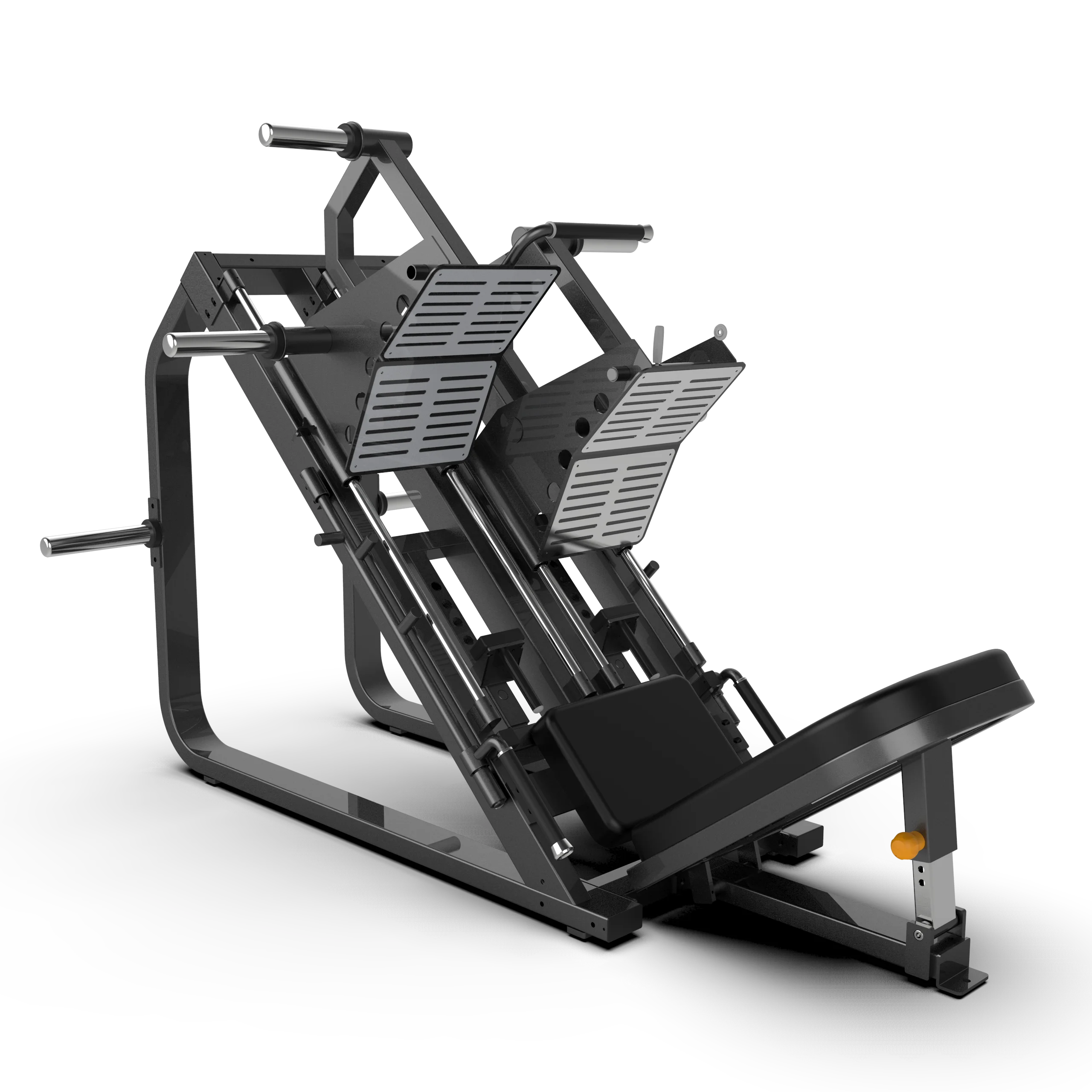 Professional Commercial Gym Machine Plate Loaded Leg Press with Reverse Pedal for Split Training Made of Durable Steel