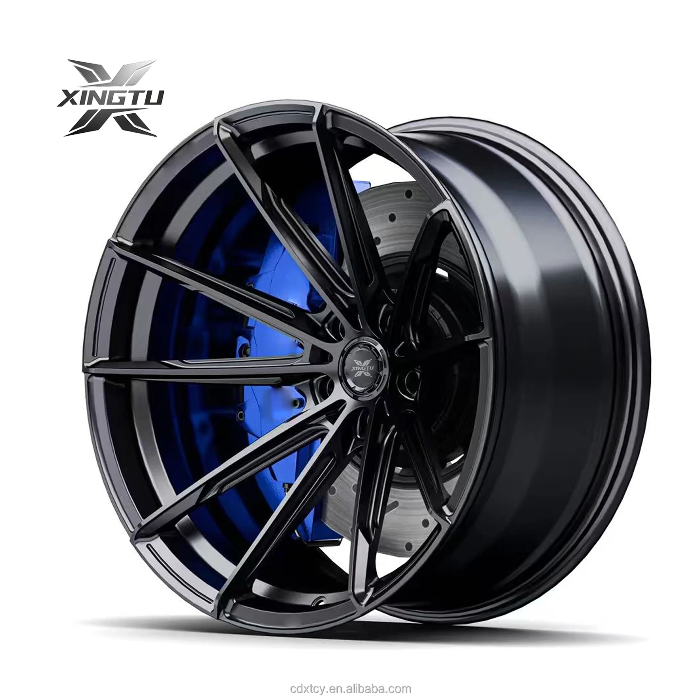 

XINGTUForged Alloy Rims Deep Concave Wheels Gray Glossy Black 5x112 5x120 17- 22Inchs Wheels For 911 Panamera