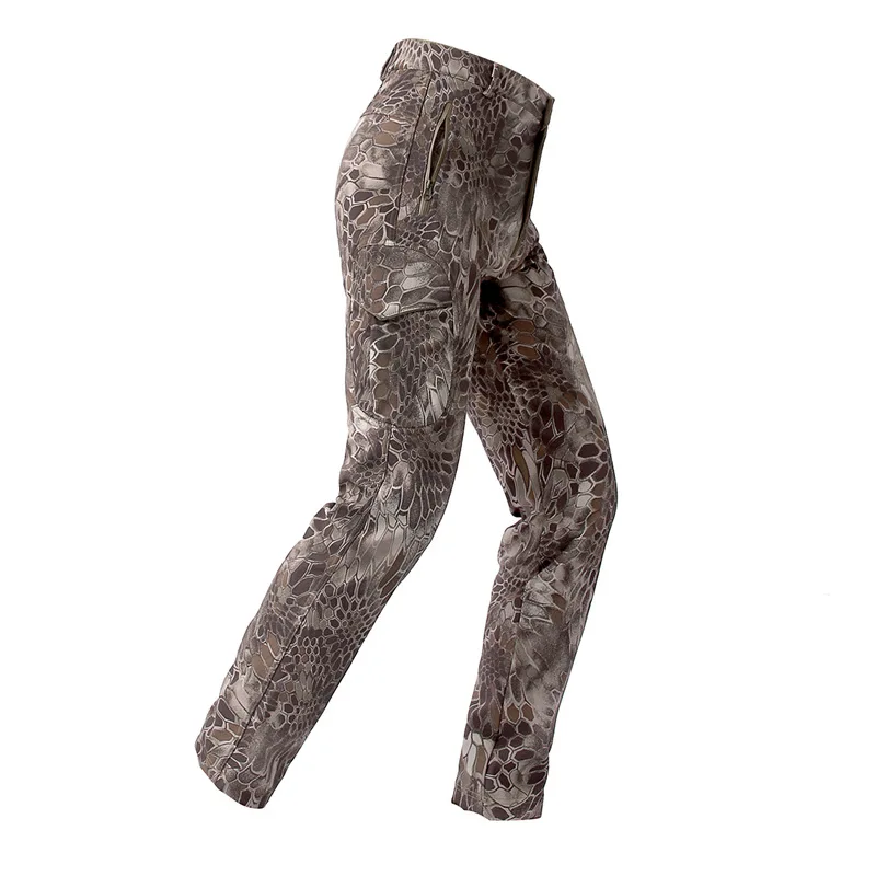 Men ESDY TAD Softshell Pants Fleece Lined Waterproof Warm Windproof Outdoor Hiking Climbing Casual Daily Long Sport Trousers