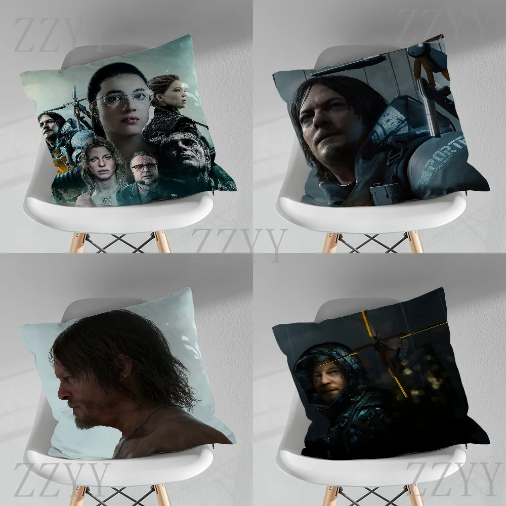 

Game Death Stranding Pillow Case Pillow Case Soft Cushion Cases for Farmhouse Sofa Decor Home Decorations and Protector