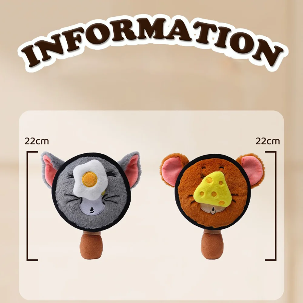 Anime genuino Tom y Jerry Fun Pan huevo frito juguetes de peluche queso de dibujos animados adorno colgante bolsa de almacenamiento regalos de navidad para niñas