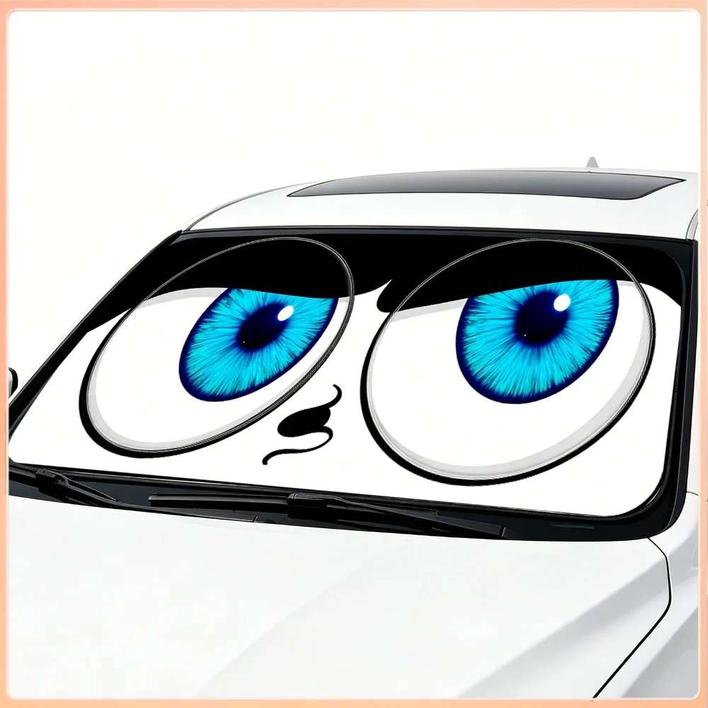 Polyester Car Sun Shade Windshield Blocks Heat Offers Protection for Cars In-vehicle Outdoor Activities Protection