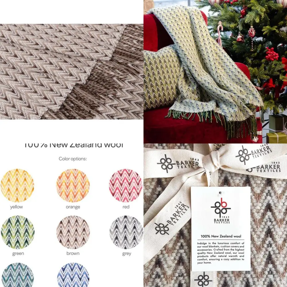 

Коричневое одеяло из 100% шерсти, 75x51