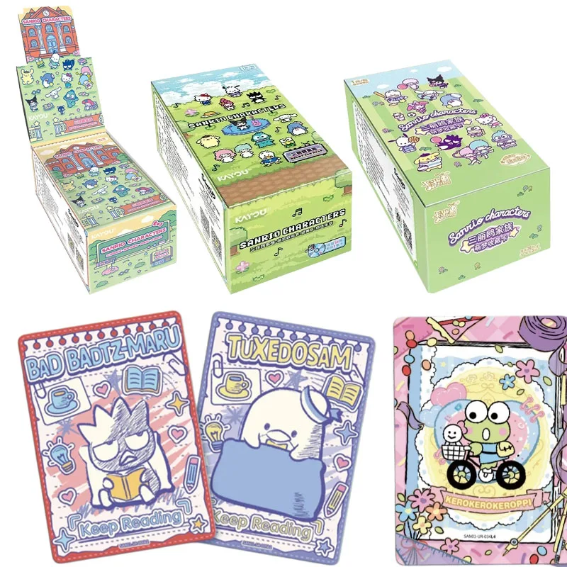 Коллекционные карточки KAYOU с персонажами Sanrio: классический набор, серия Half Cooked Time, милые аниме-карточки Hello Kitty, игрушки, подарок