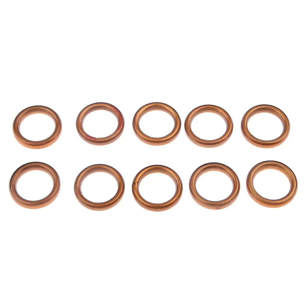 Engine Exhaust Muffler Pipe Gasket Rings Iron Gaskets Kit for Gy6 Moped Scooter ATV 49cc 110cc 150cc Replacement