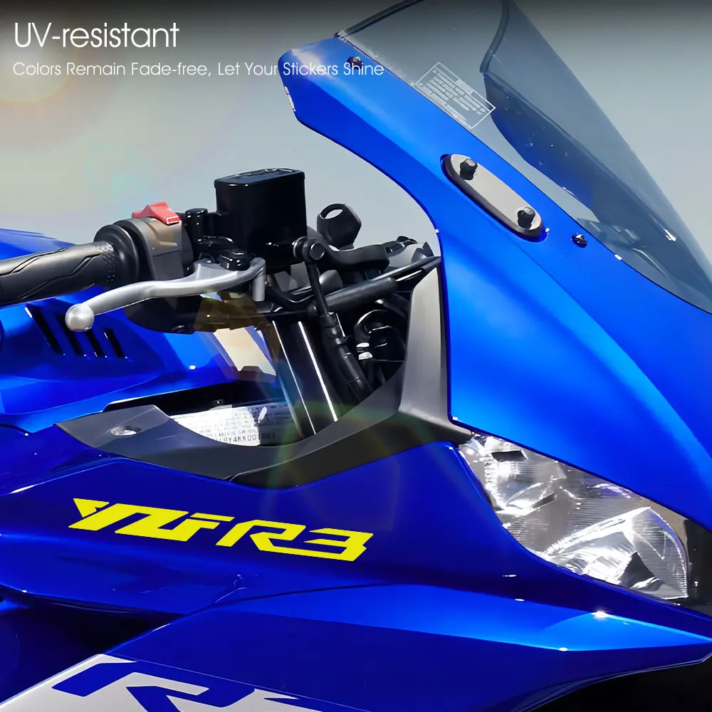 Наклейки на мотоцикл, светящиеся водонепроницаемые наклейки YZF R3, наклейка для Yamaha YZFR3, аксессуары 2015, 2016, 2017, 2018, 2019, 2020, 2022, 2023