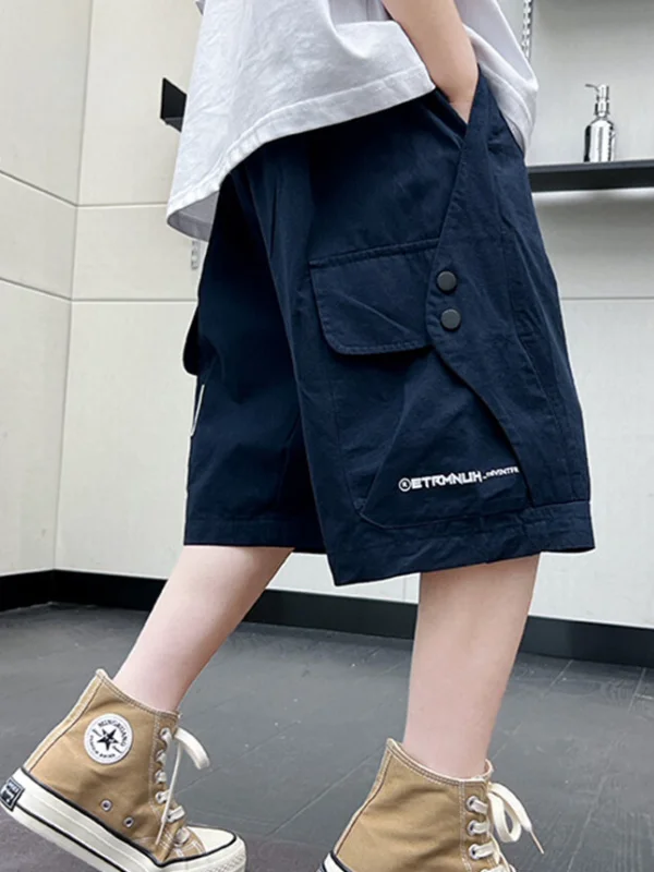 boys-summer-shorts-casual-thin-five-quarter-workwear-pants-cool-stylish-mid-calf-length-breathable-comfortable-straight-leg-t