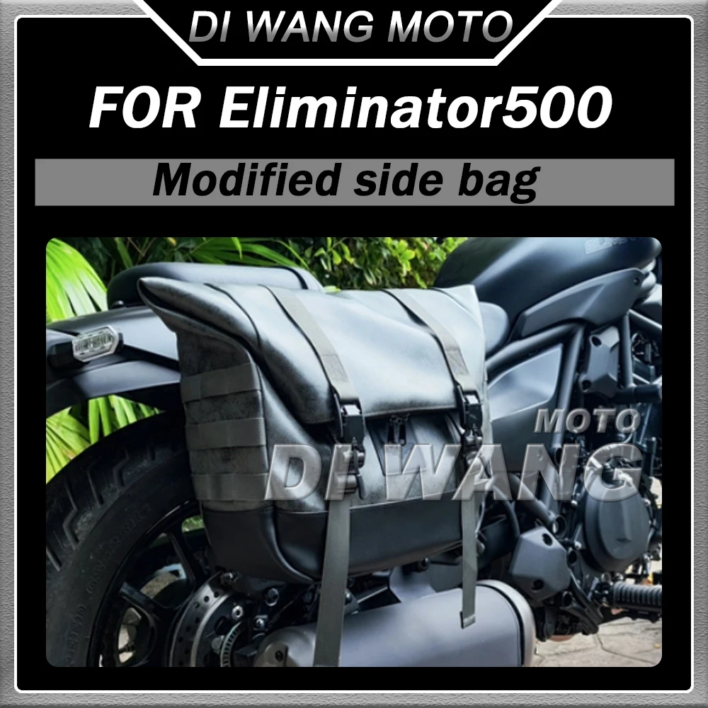 

For Kawasaki Eliminator 500 Eliminator500 Side Bag Retro Side Bag Side Box Custom Waterproof Quick Release Helmet Bag