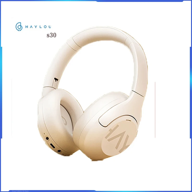 

New Haylou S30 Wireless Headphone With Microphone Bluetooth Anc Long Endurance Active Noise Reduction Headsets Low Delay Headset