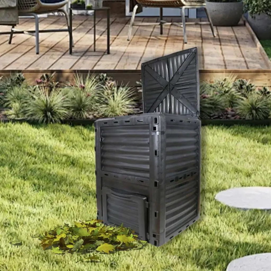 

Кухонный контейнер для компоста, портативное сверхмощное ведро для быстрого создания плодородной почвы, опавших листьев для фермы, внутреннего балкона, двора, сада