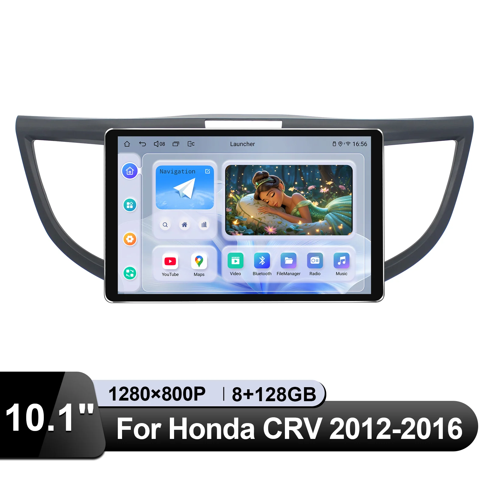 JOYING Android Car Stereo for Honda CR-V CRV 2012-2016 Wireless CarPlay Android Auto GPS Navigation Head Unit Custom Boot Logo