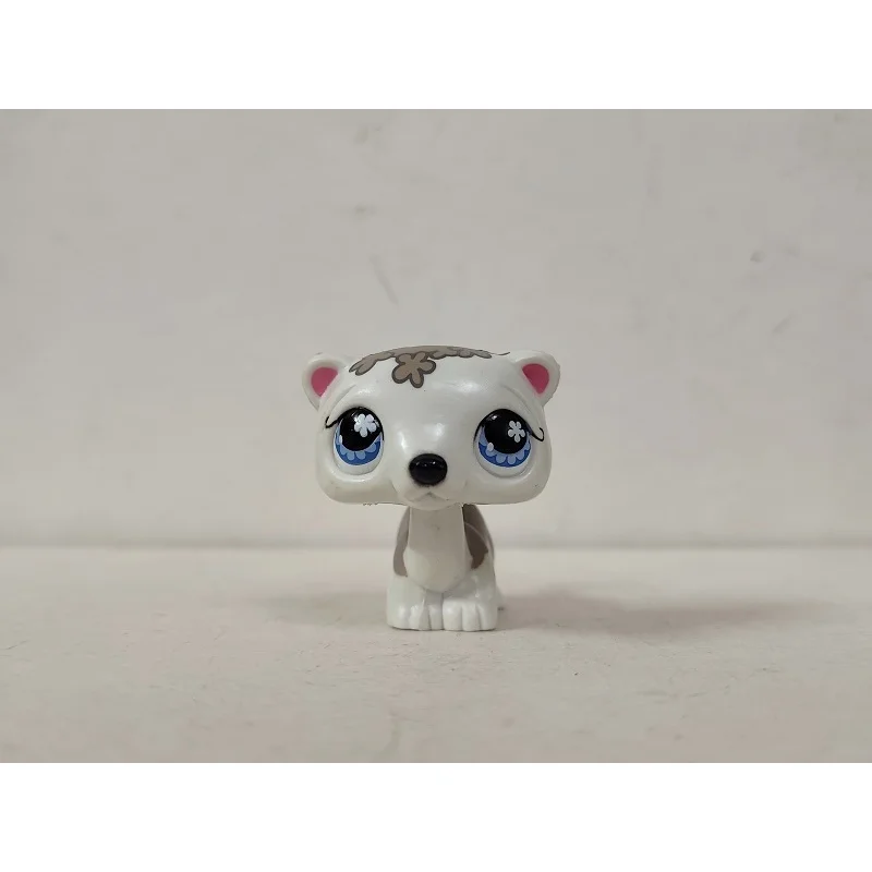 LPS Action Figure littlest pet shop the Ferret with Blue eyes#6614 kid toy