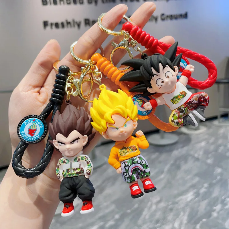 Porte-Clés Dragon Ball Z Super Saisuperb Son Goku Bulma Broly Piccolo Majin Buu, Pendentif de Voiture, Meilleurs Cadeaux pour Enfants, Nouvelle Collection