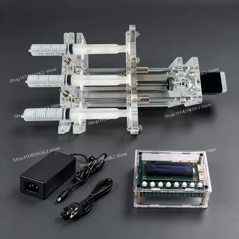 High Precision 3-Channel Micro Syringe Pump Adjustable Flow Lab Liquid Dispenser Auto Sample Injection Pump Industrial