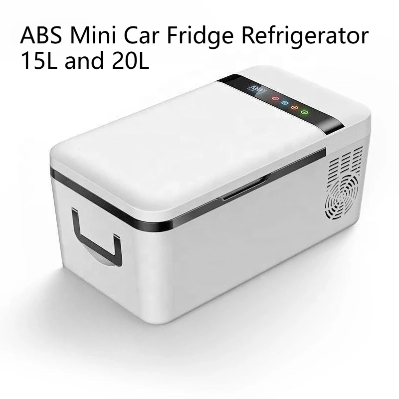 Mini Car Fridge Refrigerator ABS 15L 20L, Cooling 40W and Heating 20W Compressor 12V/24V  Freezer for Car Caravan and Truck