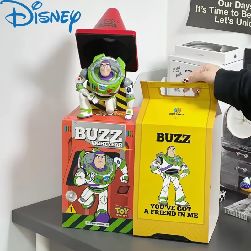 

In Stock Hot Original Disney Buzz Lightyear Roadblock Light Model Toys Story Series Lighting 5h Long Endurance Collection Gifts