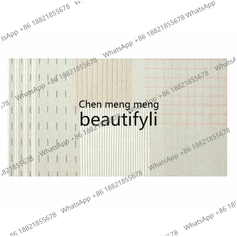 X  Living room, bedroom, rectangular wool carpet, Nordic style