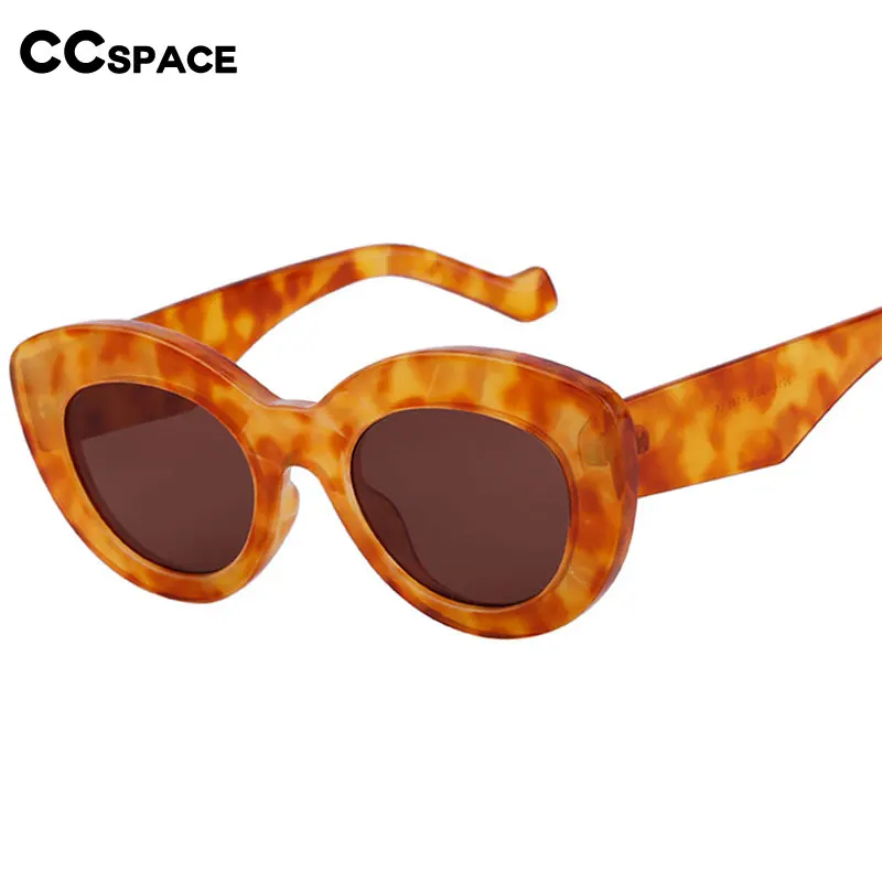 55731 New Style Sunglasses Candy Color Eyeglasses Large Frame Cat Eye Women Popular Sun Glasses Uv400 Mirror