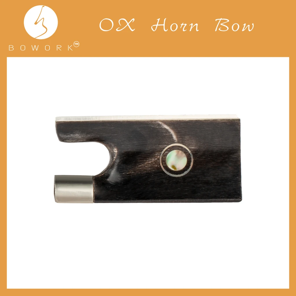 

BOWORK High Quality Black OX Horn Violin Bow Frog Replacement 4/4 Fiddle Violin Bow Parts