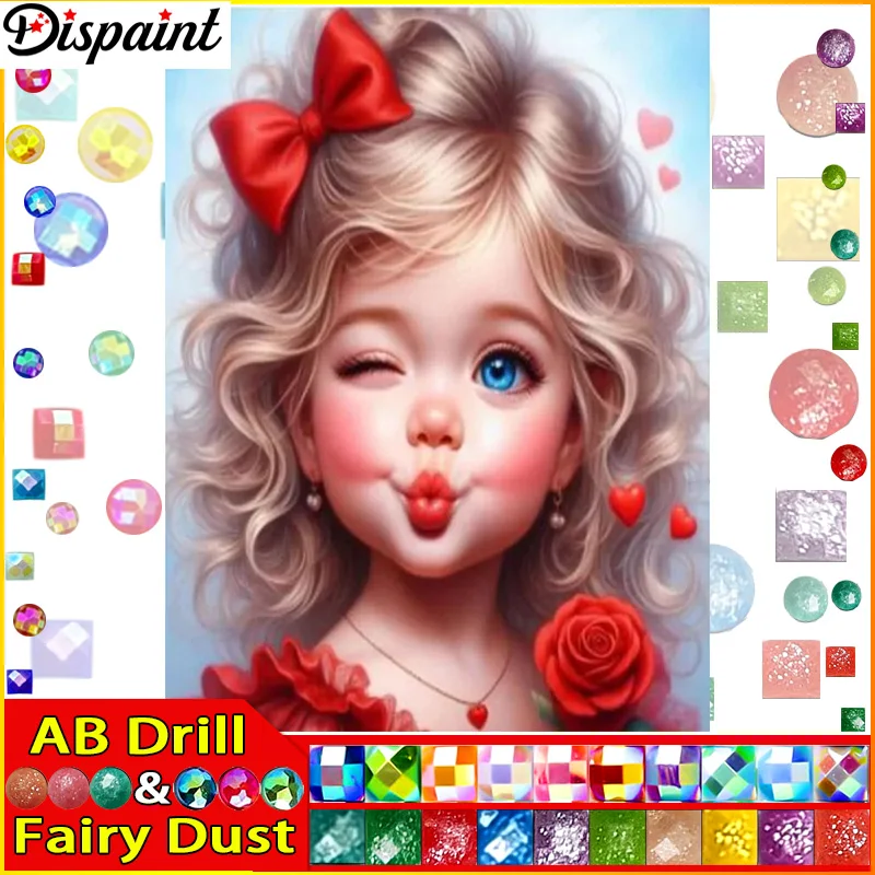 Dispaint Fairy Dust AB 5D Diamond Painting Full Drill Diamond Embroidery 