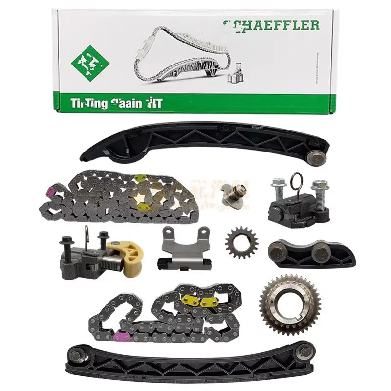 Timing Chain Kit 12627111 Compatible Replace Parts Easy to Install Car Engine Parts Metal Accessories for Cadillac 2.0L