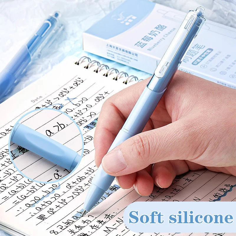 5/10Pcs Gradient Color Gel Pens Set Ballpoint Pens Quick Dry Smooth Writing Pen Replacing Refills School Office Supplies