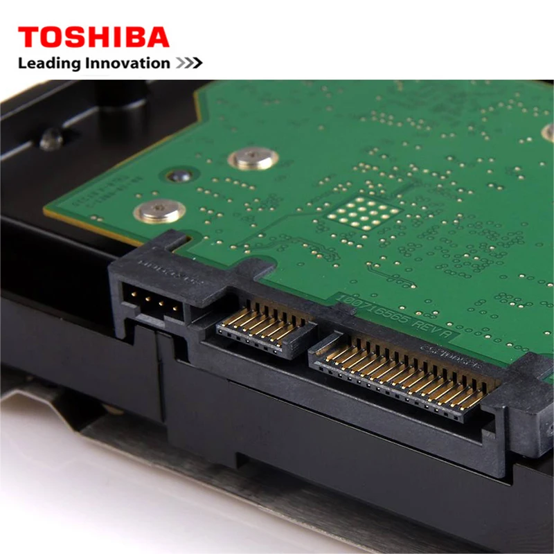 Dysk twardy Toshiba do komputerów stacjonarnych, 3,5 cala, mechaniczny dysk twardy do wbudowania, SATA3 6Gb/s, 500GB 1TB 2TB, 5700-7200 RPM, z buforem — zdjęcie produktu 5