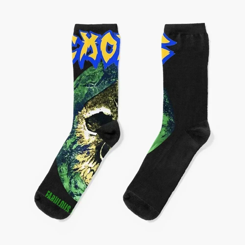 

EXODUS - Fabulous Disaster Classic T-Shirt Socks retro floral winter gifts winter Socks For Women Men's