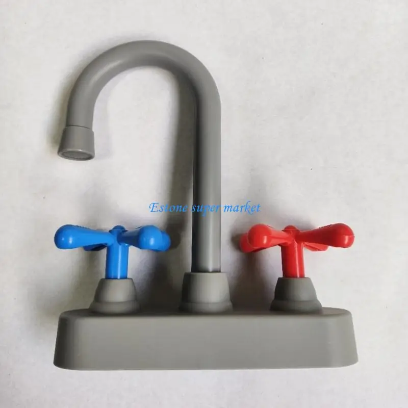 090B Trẻ Giả Vờ Chơi Vòi Bồn Rửa Chén Phụ Kiện Giáo Dục Vai Trò Chơi Hoạt Động Đồ Chơi