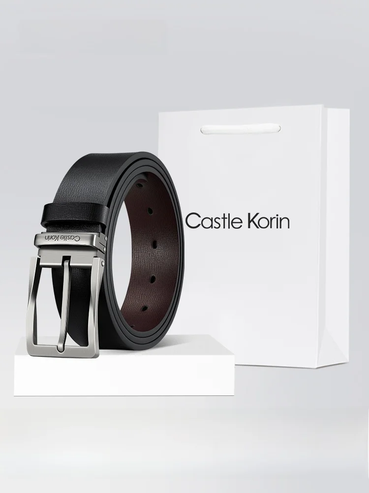 castle-korin-本革ベルト-メンズ-ヴィンテージバックル-トップレイヤー牛革-ハイエンド-カジュアル-多用途ウエストベルト