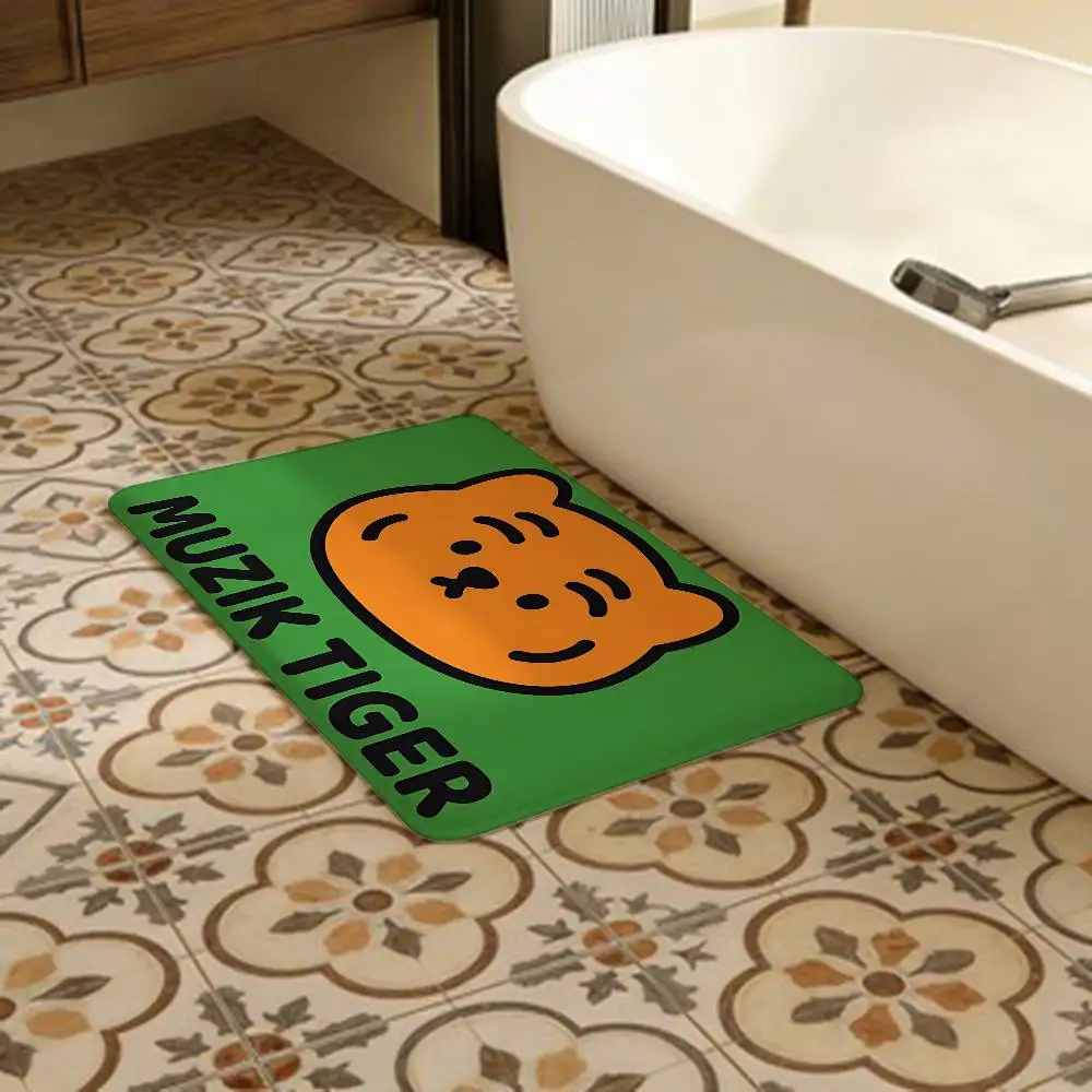 M-MuzikS Luxury T-TigerS Hallway Carpet Washable Non-Slip Living Room Sofa Chairs Area Mat Kitchen Doormat Area Rug