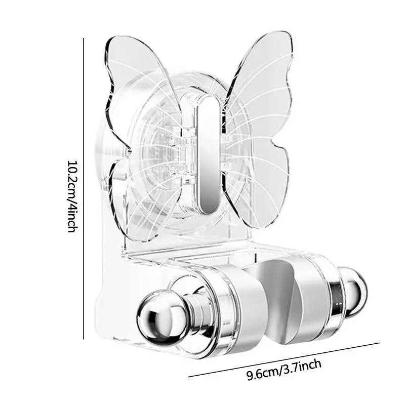 Handheld chuveiro cabeça titular, montagem na parede, ventosa, punho, chuveiro ajustável acessório cabeça, Não-perfuração